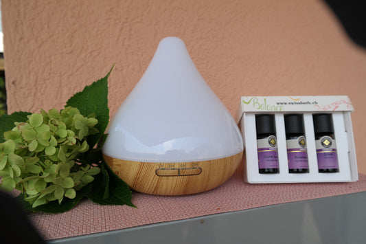 Aroma Diffuser Vulkano Holz hell unten